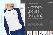 Women Raglan Mock-ups Set DEMO, a Books & Magazine Mockup by Apparel_Mockups (Thumbnail 1 of 24)