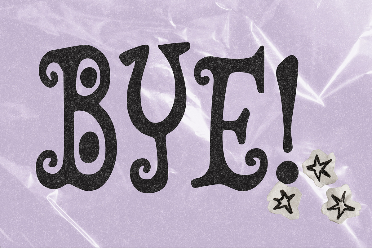 Mirabella Misbehaves Groovy Display, a Handwritten Font by The October Creative (Photo 8 of 8)