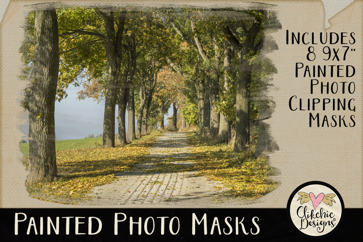 Painted Photo PS Clipping Masks preview 6