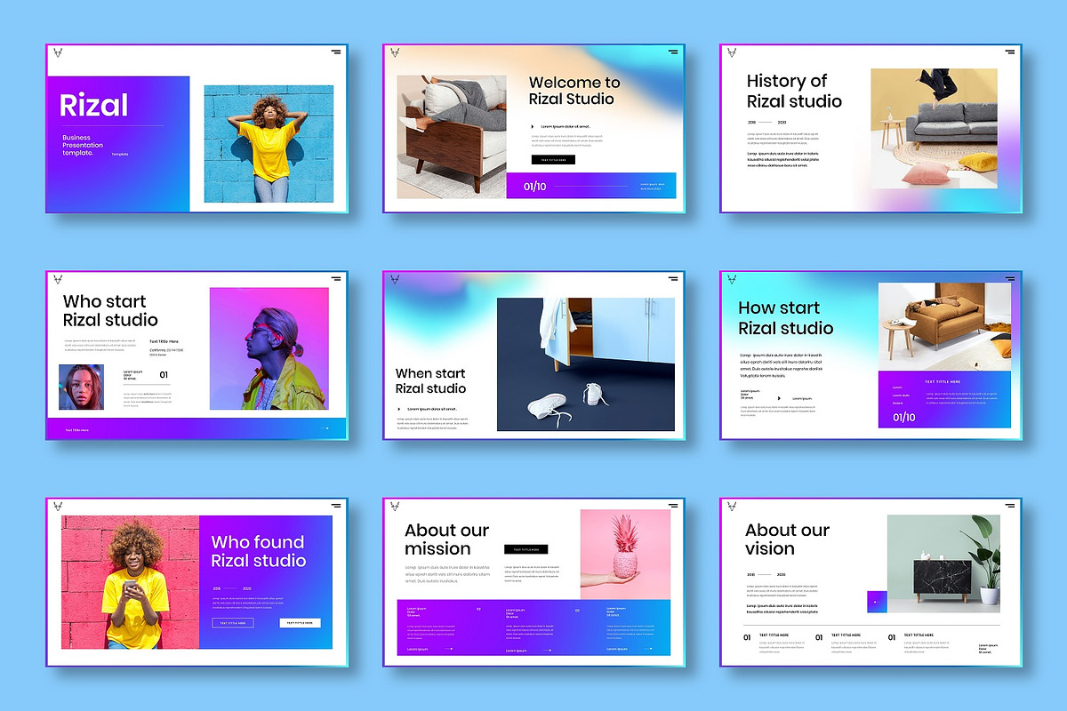 Rizal – Business PowerPoint Template, a Presentation Template by Dens ...