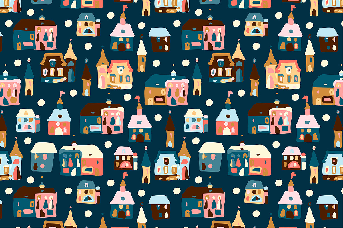 Festive Winter Town, a Graphic by Tanna.ART (Photo 4 of 19)