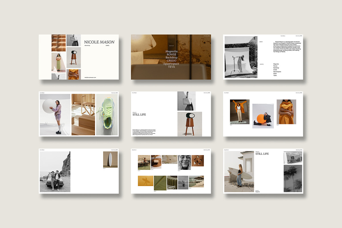 Photography Portfolio Template, a Templates & Theme by Palette Supply (Photo 3 of 7)