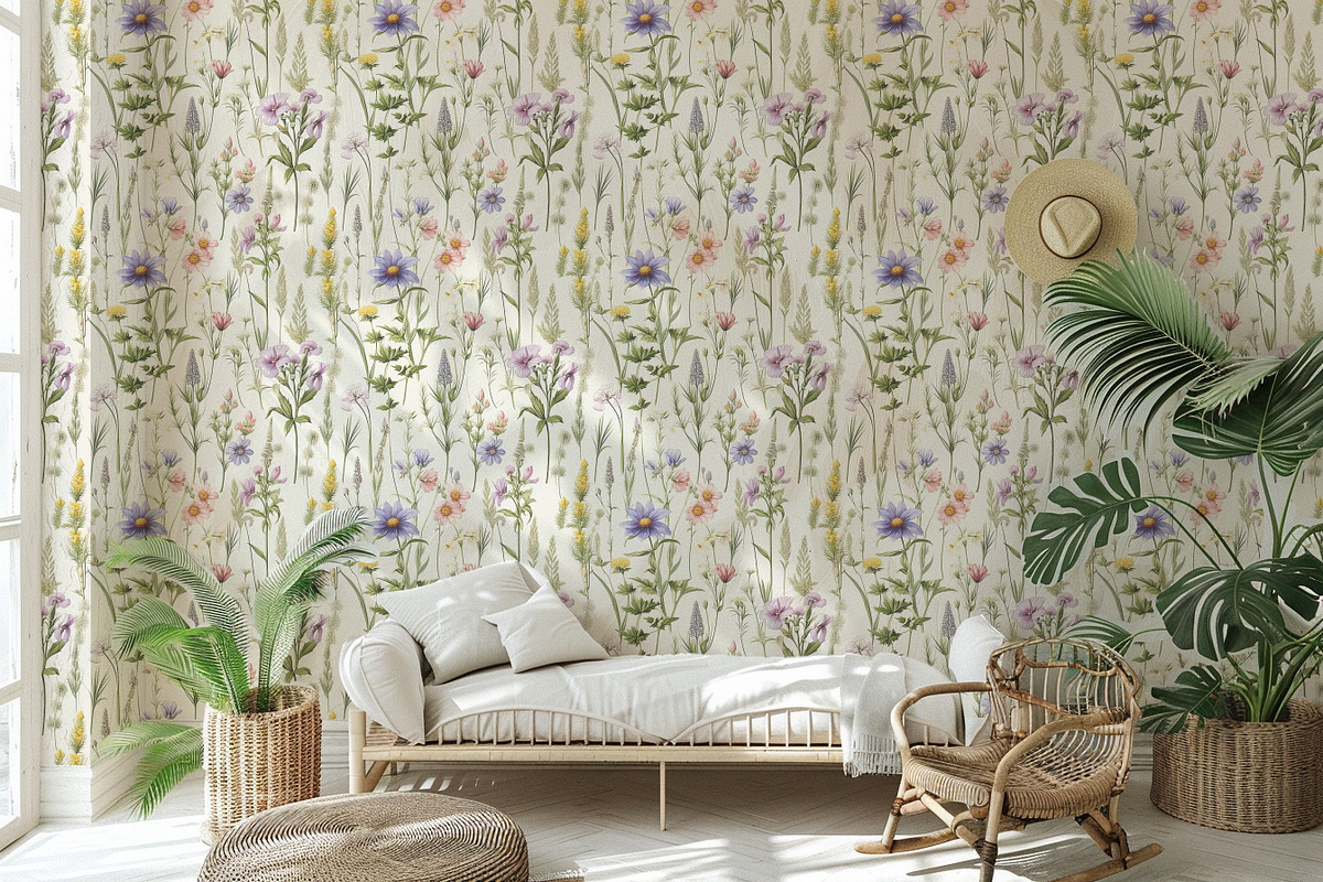 Wildflowers Print Seamless Patterns, a Pattern Graphic by Olya Creative (Photo 5 of 15)