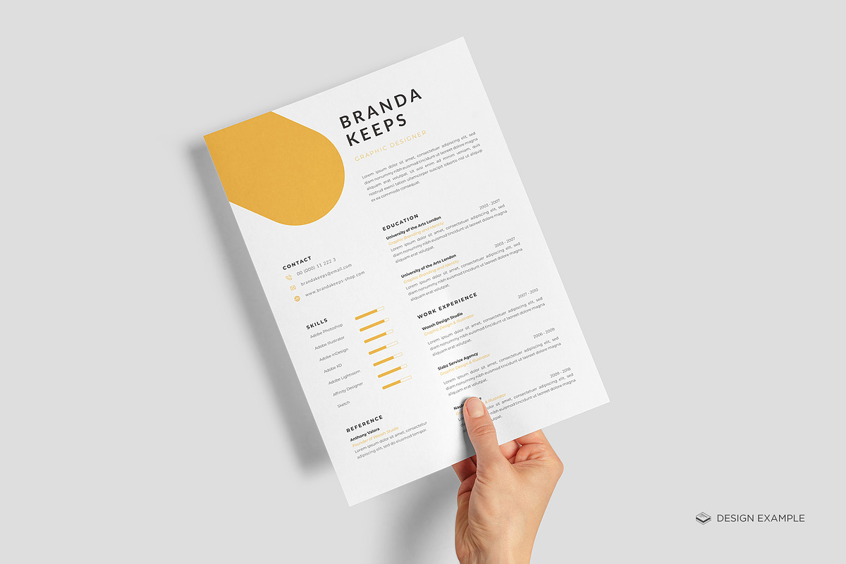 A4 Paper in Hands Mock-up, a Print Template by Branda Keeps (Photo 9 of 16)
