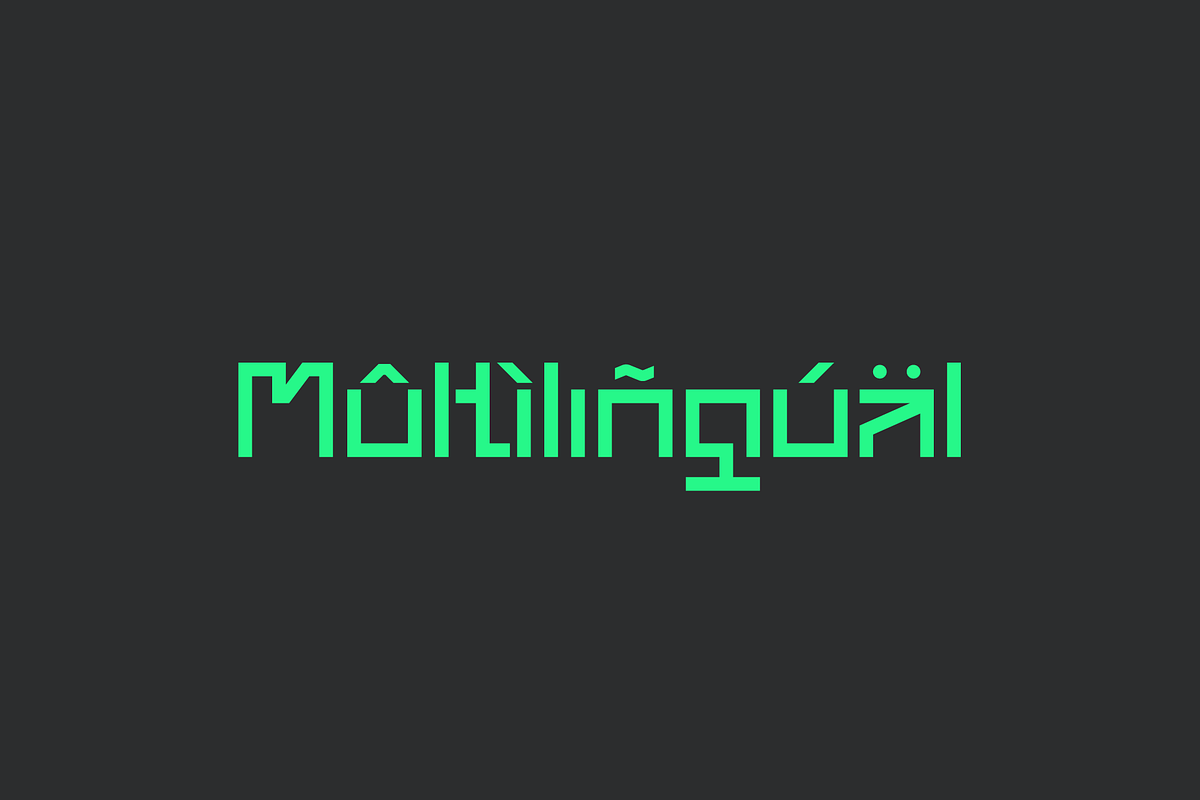 Magsk Futuristic Tech Font, a Font by baqoos (Photo 9 of 10)