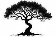 20 Black Tree Silhouettes Bundle, an Illustration by Gaye Art (Thumbnail 10 of 21)