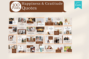 500 Happiness & Gratitude Posts