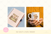 Little Florist Bear Cute Flowers, an Animal Illustration by Blumensdiary (Thumbnail 5 of 6)