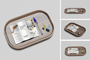 trifold brochure, a Brochure Template by kebunmockup