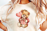 Whimsical Valentine's Day Clipart, an Illustration by DreamCafeArt (Thumbnail 5 of 6)
