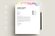 resume template word creative, a Resume Template by PinkJellyfish (Thumbnail 4 of 7)