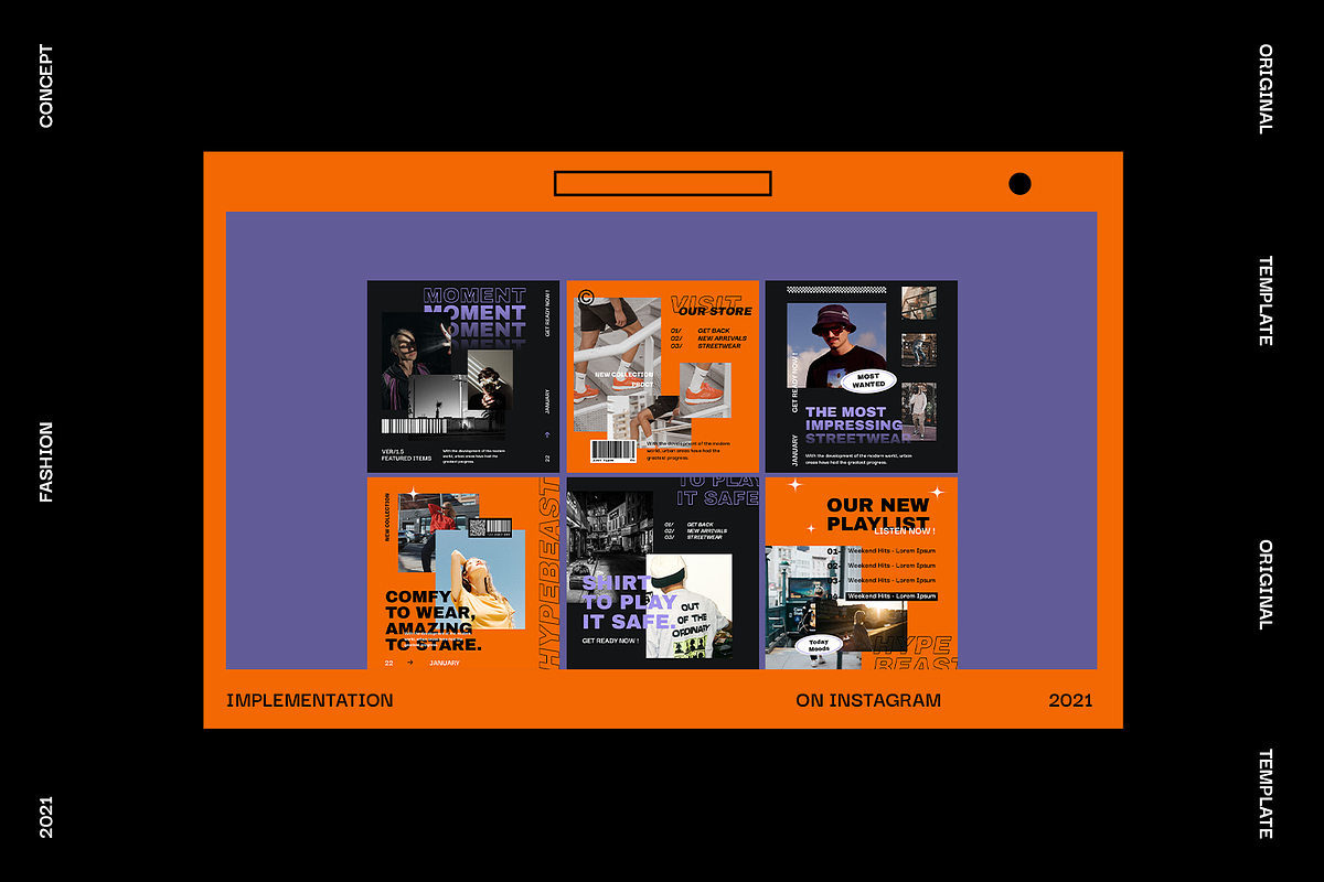 Krium Urban Instagram Template, a Social Media Template by Creatchees.std (Photo 4 of 5)