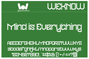 FRACTAL CONSCIOUSNESS font, a Slab Serif Font by weknow (Thumbnail 5 of 8)