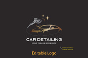 Auto Detailing Logo Template, a Branding & Logo Template by YUDesignStore (Thumbnail 1 of 6)