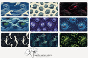 70 sea monster seamless pattern, a Pattern Graphic by Poppy Lane Studio (Thumbnail 8 of 10)