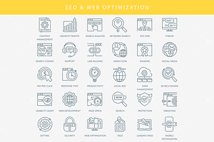 SEO Outline Icons