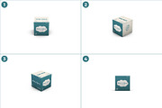 Carton Square Box Mockup, a Packaging Mockup by Illusiongraphic (Thumbnail 5 of 8)