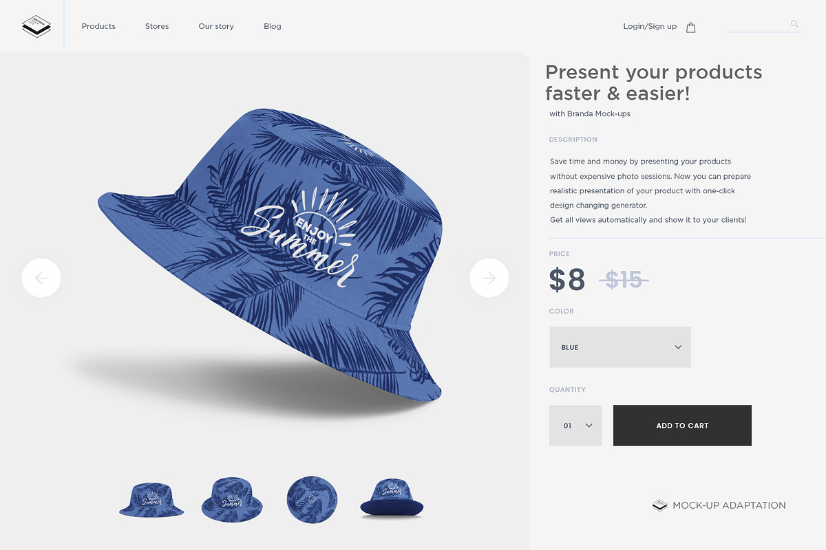 Bucket Hat Mock-up, a Cups & Container Mockup by Branda Keeps (Photo 12 of 17)