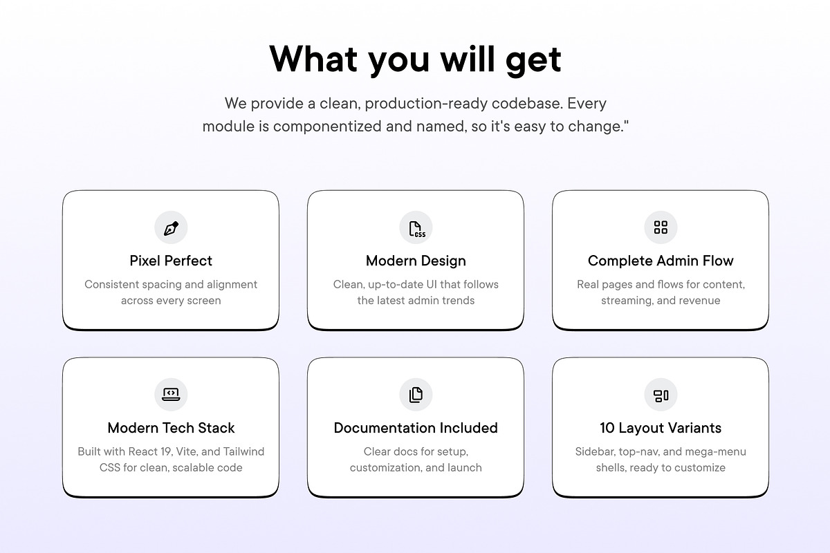 OTT Dashboard - Streaming Platform, a React Template by SyalUIUX (Photo 2 of 6)