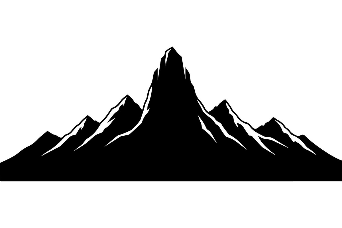 Mountain Range Silhouette, an Object Graphic by Designer_Momina (Photo 7 of 20)