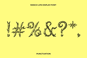 Ranch Life Western Display Font, a Handwritten Font by Sarah Baker (Thumbnail 6 of 8)