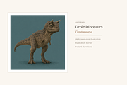 Funny Dinosaur Clip Art, Set of 20, an Animal Illustration by LanternkinStudio (Thumbnail 11 of 13)
