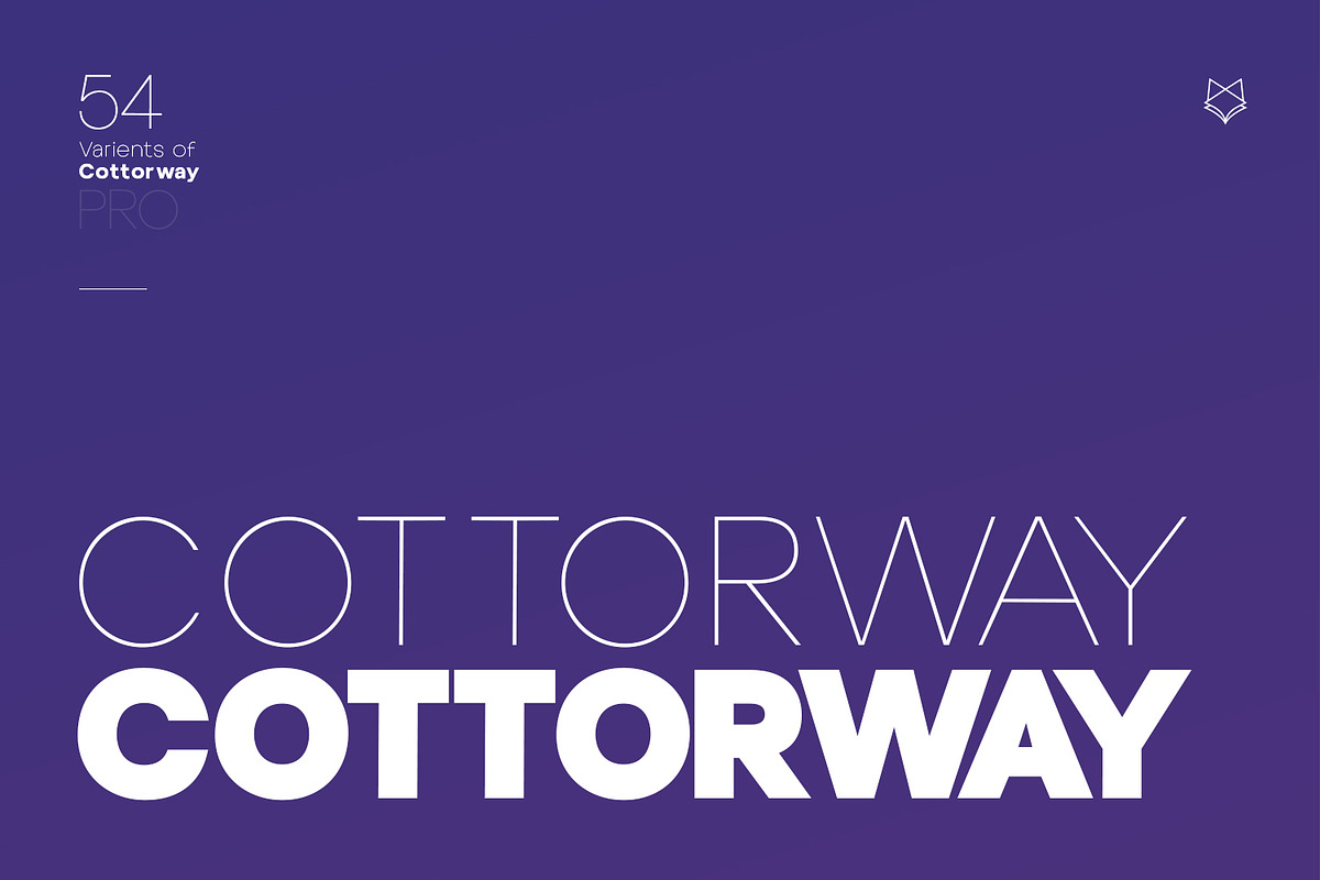 Cottorway Display Typeface, a Sans Serif Font by Foxtype (Photo 2 of 10)