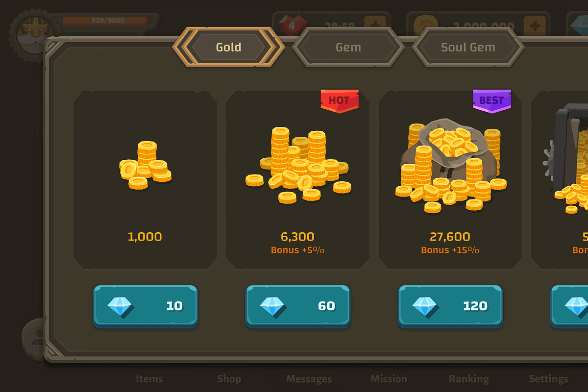 GUI - The Stone, an UI Kit Template by LAYERLAB (Photo 21 of 31)