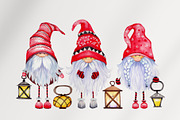 Christmas snowmen & gnomes, an Illustration by Jeanna Draw (Thumbnail 15 of 17)