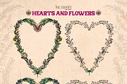 Hearts and Flowers Boho Vintage Set, a Decorative Illustration by Ink Stories (Thumbnail 23 of 24)