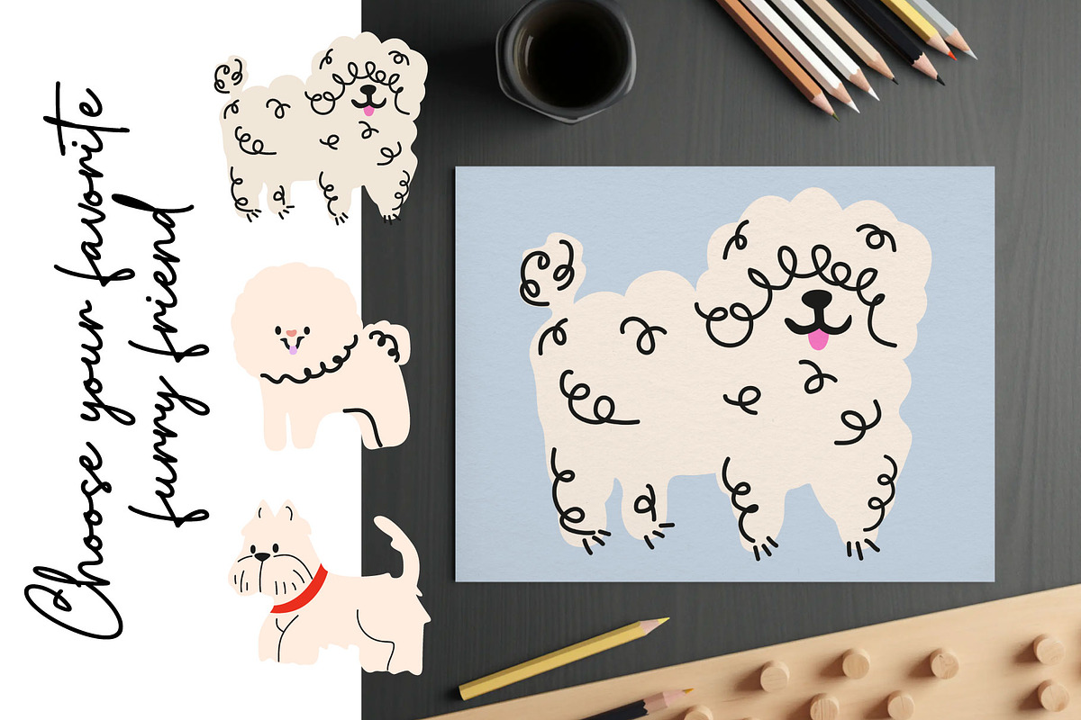 Cats and dogs vector illustrations, an Animal Illustration by Luamor (Photo 13 of 15)