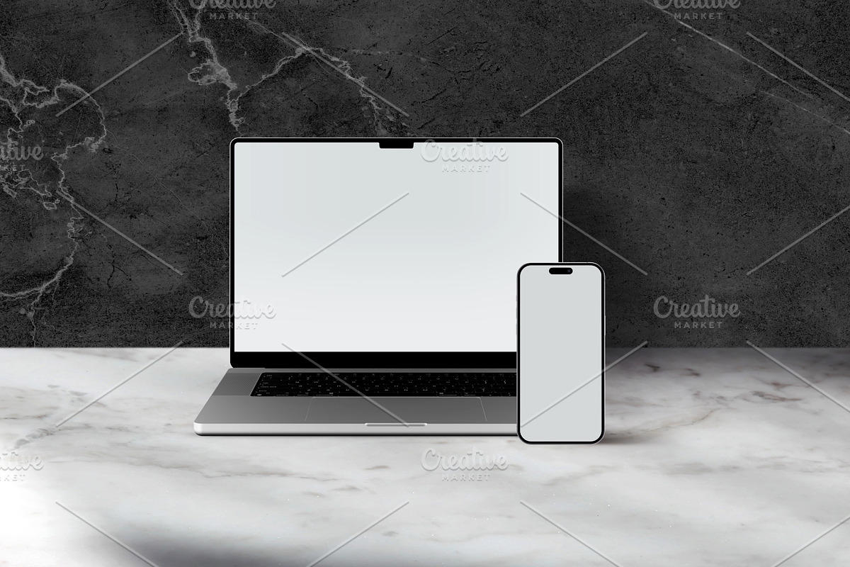 Multi Device Mockup Set, a Device Mockup by Croma Studio (Photo 6 of 6)