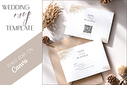 Modern RSVP Card Template, a Templates & Theme by ChelseaLamontDesign (Thumbnail 1 of 3)