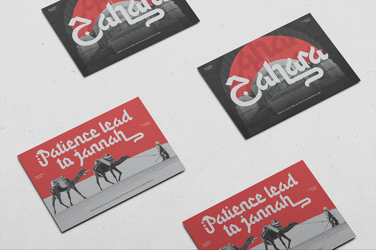 Zahara - Majestic Arabic Calligraphy, a Handwritten Font by Inviline.co (Photo 9 of 10)
