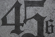 Hand Painted Gothic Numbers, a Texture Illustration by BIOWORKZ (Thumbnail 3 of 5)