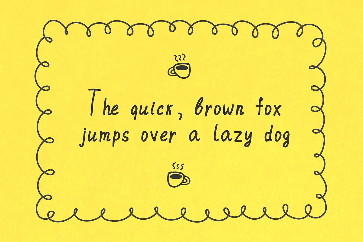 The Matcha One - fine liner font, a Handwritten Font by Ashiya Pixel (Photo 2 of 10)