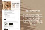 Squarespace Yoga Website Template, a Squarespace Template by Sofia Designs (Thumbnail 2 of 9)