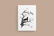 Dangerous conversations ink painting, an Animal Illustration by Quetzal Art (Thumbnail 2 of 4)