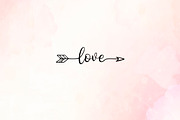 Arrow font, a Script Font by JuliaKJ (Thumbnail 5 of 5)