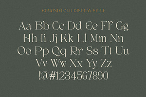 Egmond - Old Display Serif