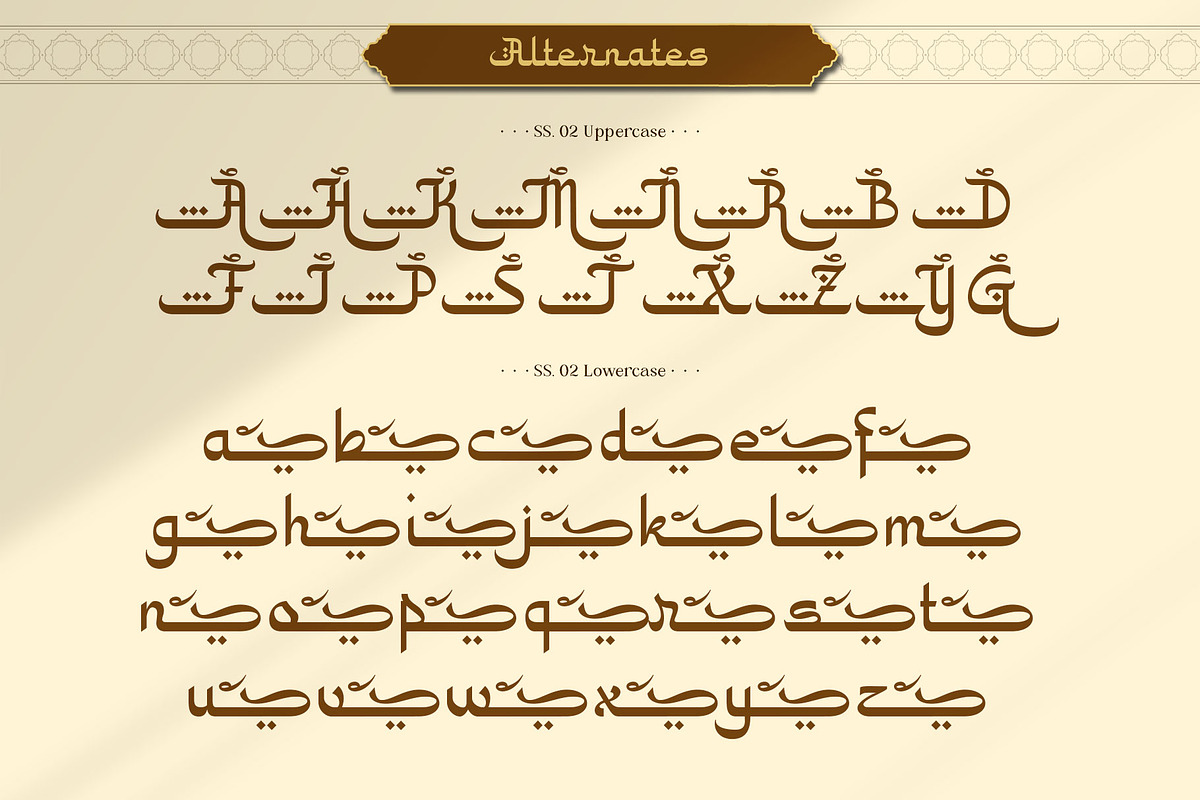 Mushym Arabic Typeface, a Sans Serif Font by alit design (Photo 9 of 23)