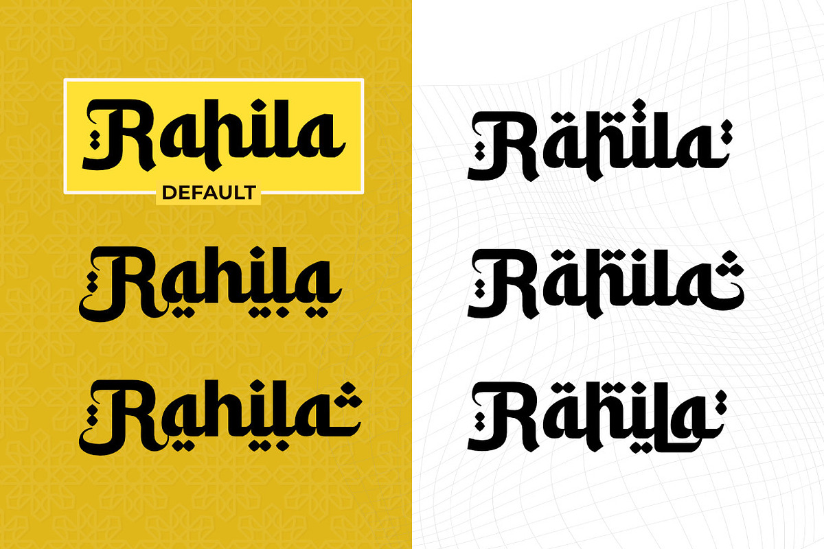 Rahila Arabic - An Arabic Style Type, a Handwritten Font by Afkari Studio (Photo 2 of 11)