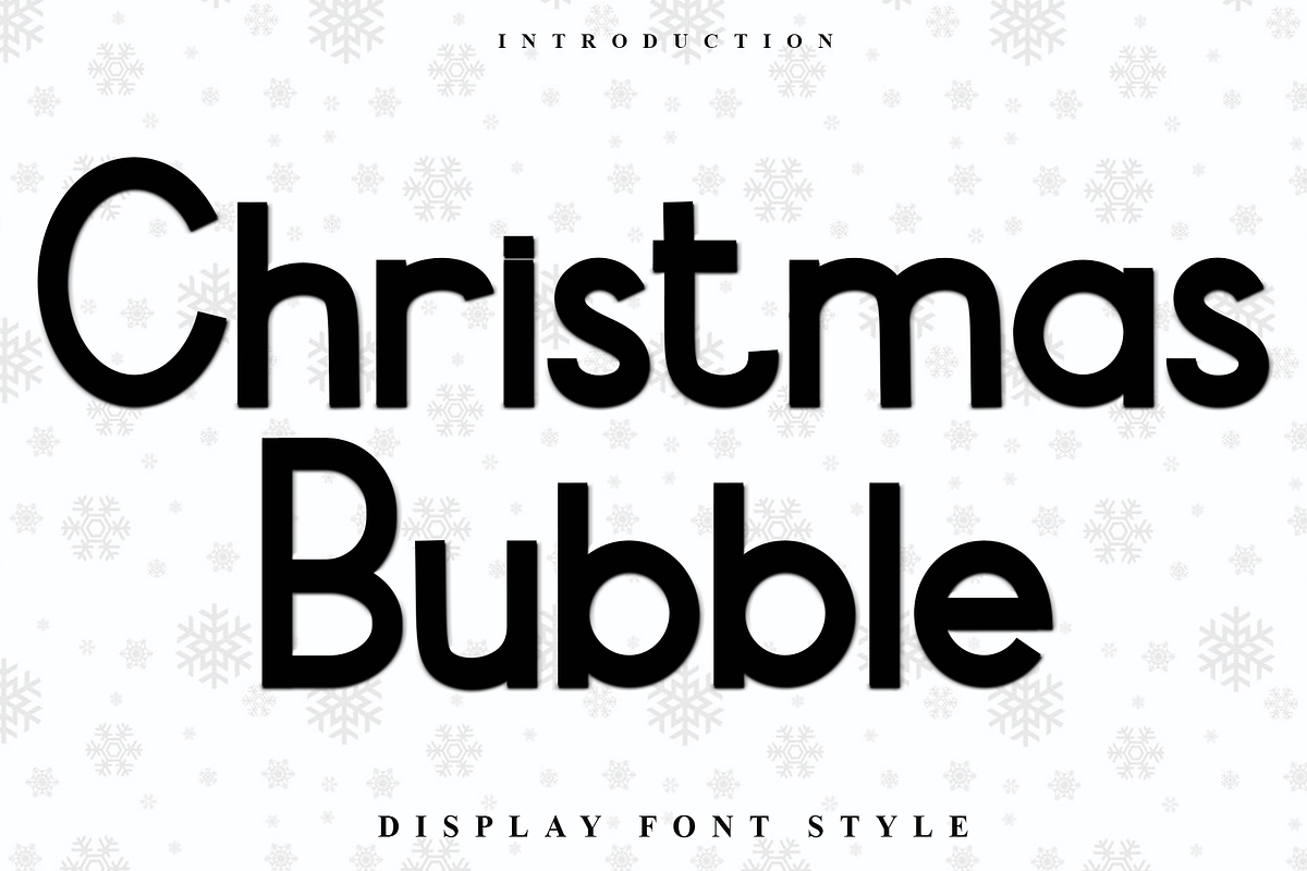 Christmas Bubble, a Script Font by InermediaSTUDIO (Photo 1 of 8)