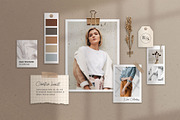Mood Board Mockup, a Card Template by BrandPacks (Thumbnail 1 of 2)