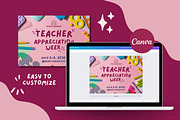 Teacher Appreciation Week, a Design Template by TemplateCastleStore (Thumbnail 2 of 3)