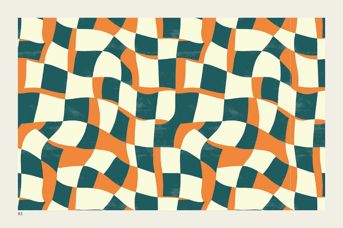 Broken Checks, a Pattern Graphic by Backyard Creative Co (Photo 2 of 4)