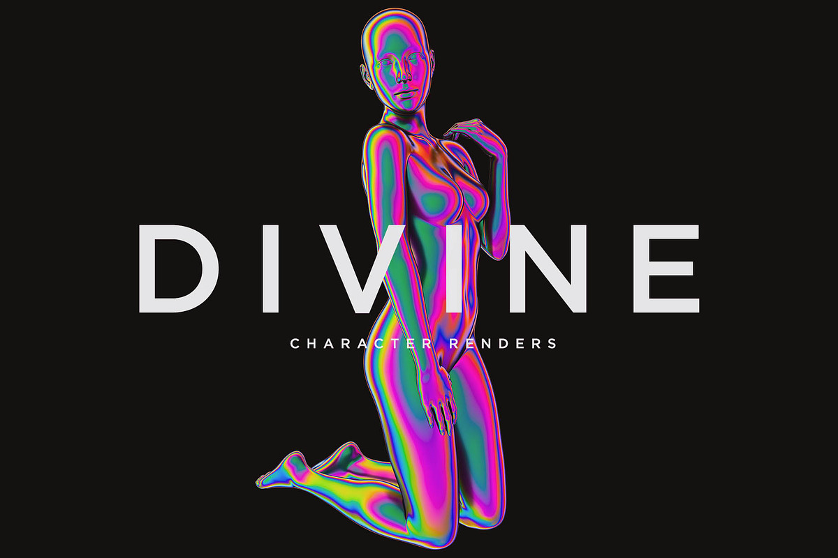 Divine: Character Renders, an Object Graphic by RuleByArt (Photo 8 of 16)