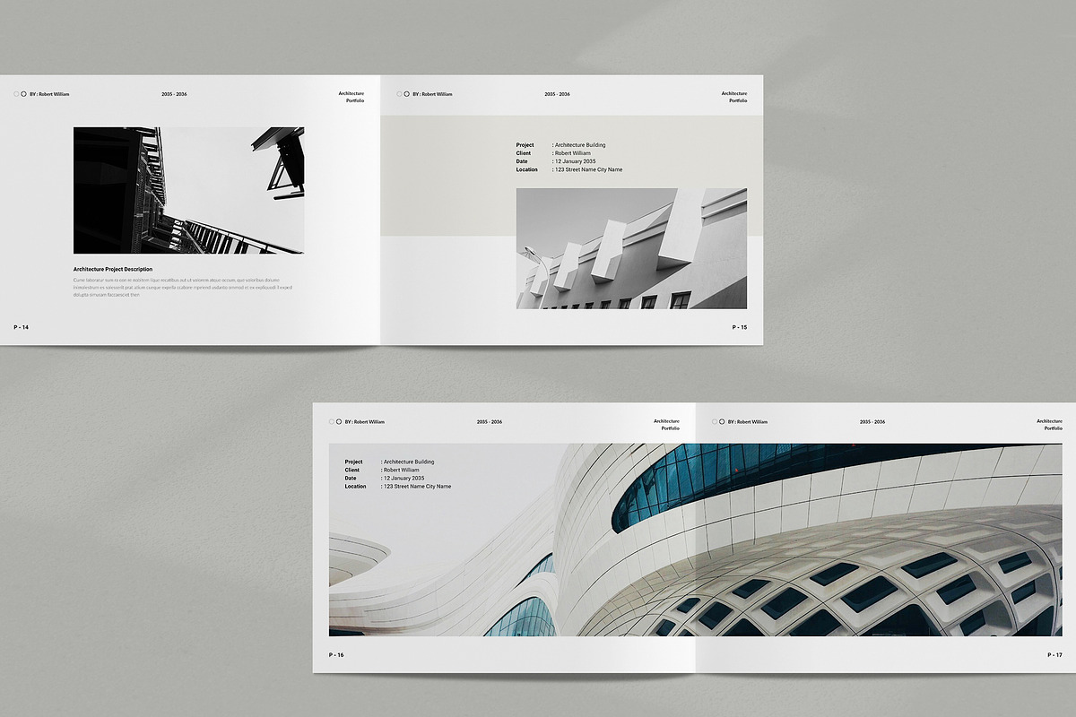 Architecture Portfolio Template, a Brochure Template by NorthPeak (Photo 7 of 17)