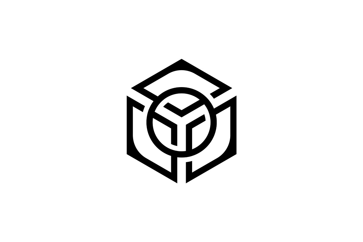 Geometric Hexagon Abstract Logo preview 3