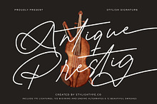 Antique Prestig Stylish Signature